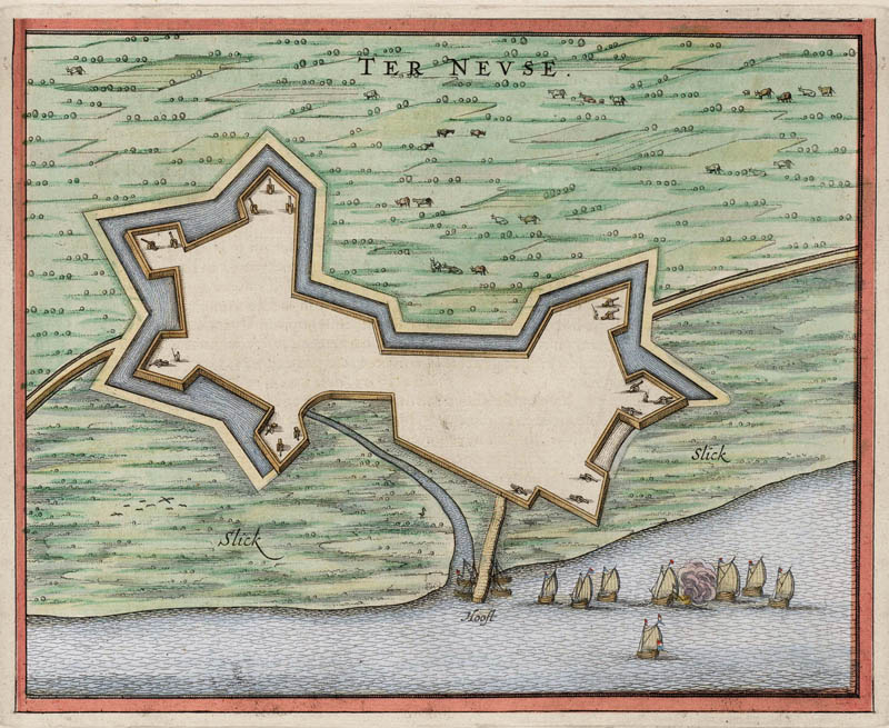 Terneuzen 1649 Blaeu